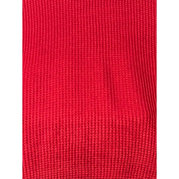 Vintage Red Turtleneck Sweater XL By Michael Carrie Long Sleeve Acrylic - Picture 8 of 15
